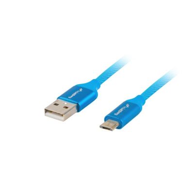 2. Lanberg Premium Cable CA-USBM-20CU-0010-BL (USB 2.0 - Micro USB type B; 1m; blue)