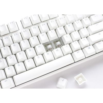 2. Ducky One 3 Classic Gaming Keyboard USB US English White