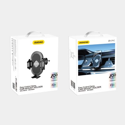 5. Dudao F2+ smartphone holder for air vent, clamp - black