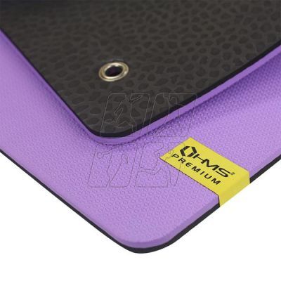 21. Club fitness mat with holes HMS Premium MFK01 Violet Black