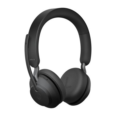 10. Jabra Evolve2 65, UC Stereo Headset Wireless Headband Office/Call Center USB Type-A Bluetooth Black