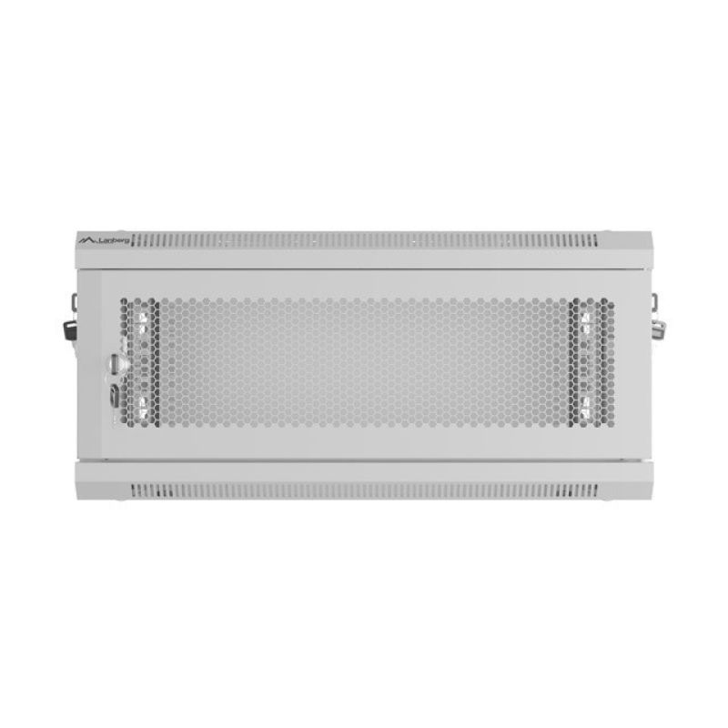 9. WALL-HUNG RACK CABINET 19" 4U 600X450 GRAY PERFORATED DOOR LANBERG (FLAT PACK)