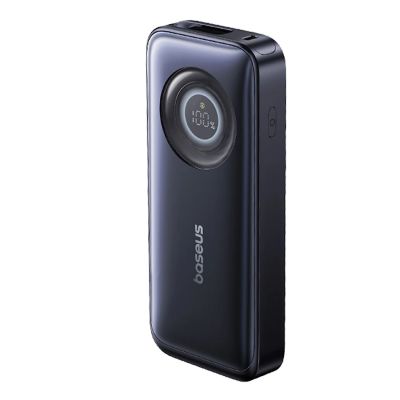 4. Baseus EnerCore CR11 10000mAh 45W Power Bank with Retractable USB-C Cable - Black