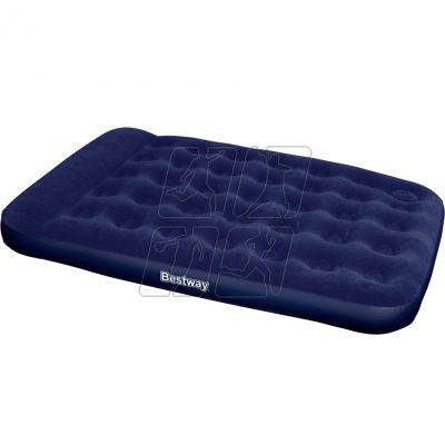 2. Bestway double velor mattress with pump, 191x137x28cm 67225-6317