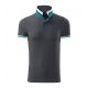 3. Malfini Collar Up M MLI-25683 light anthracite polo shirt