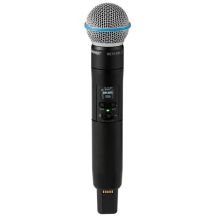 Shure SLXD2+/B58=-G65 - Handheld transmitter with Beta58 capsule (470-606 MHz)