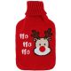 4. RUBBER HOT WATER BOTTLE IN ALPINA CASE 1.7L RED