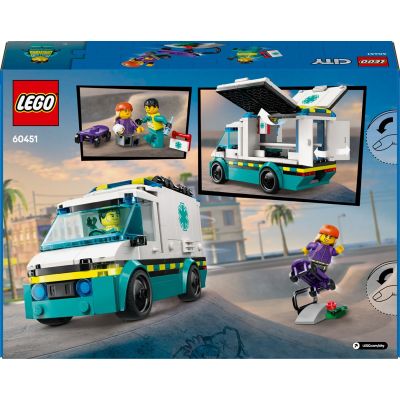 8. LEGO CITY 60451 Ambulance