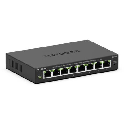 2. Netgear GS308E-400EUS 8-Port Unmanaged Gigabit Switch