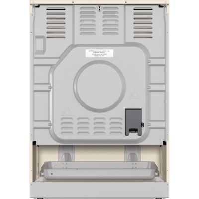 5. GORENJE GECS6B70CLI Retro electric cooker 60 cm | ExtraSteam | AirFry | FrozenBake | cream