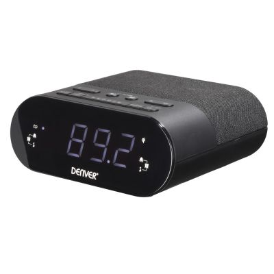 7. Denver CRQ-107 Alarm Clock Digital Alarm Clock Black