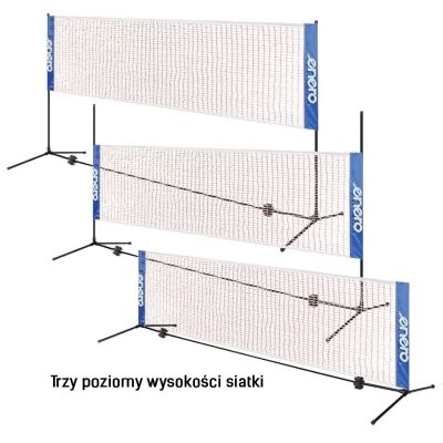 3. 3-in-1 adjustable badminton/volleyball/tennis posts + ENERO cover