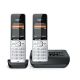12. Gigaset COMFORT 500A duo analog/DECT telephone Caller Name and ID Black, Silver