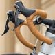 2. Rockbros PU Handlebar Tape "Velour" Pattern - Brown