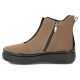 3. Women's beige platform ankle boots Filippo DBT8264