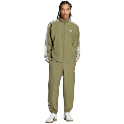 8. adidas 3-Stripes Woven Men’s Tracksuit Olive KY2300