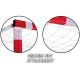 2. GOAL NET 300x160x90CM WHITE-RED ENERO