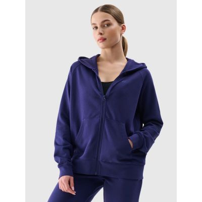 Women's zip-up hooded sweatshirt 4F 4FWMM00TSWSF1763-31S