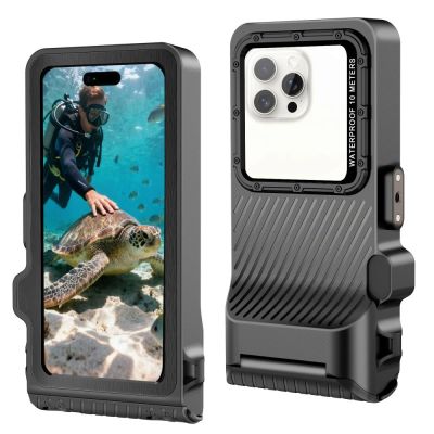 3. Tech-Protect IPX8 Pro Waterproof Phone Case - Gray and Black