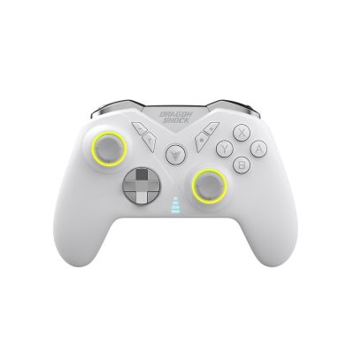 2. Dragonshock Nebula Pro White Bluetooth Nintendo Switch Gamepad