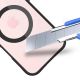 10. 3mk Satin Armor MagCase with MagSafe for iPhone 16 Plus - Clear with Black Frame