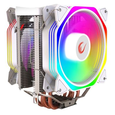 2. CPU cooler Rampage OCTAGONC60-WHITE LGA1700/AM5 1800RPM 2x 120mm ARGB PWM