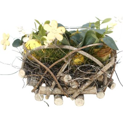 4. DECORATIVE YELLOW CANDLE HOLDER 16CM FOR TEA LIGHT