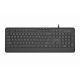 GEMBIRD SLIM WIRED MULTIMEDIA KEYBOARD, USB 5-KEY HOTKEYS, US LAYOUT, BLACK