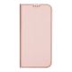 Dux Ducis Skin Pro iPhone 16 Pro Max Case with Flip and Card Slot - Pink