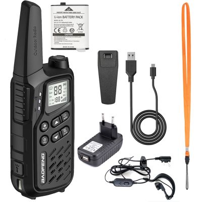 2. Baofeng BF-T25E walkie-talkie black, 2 pieces