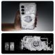 17. Spigen Ultra Hybrid Mag MagSafe Case for Samsung Galaxy S26+ Zero One - Clear and White