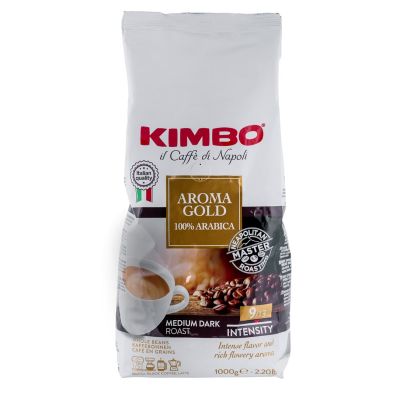 2. Kimbo Aroma Gold Coffee 1 kg, Whole Beans