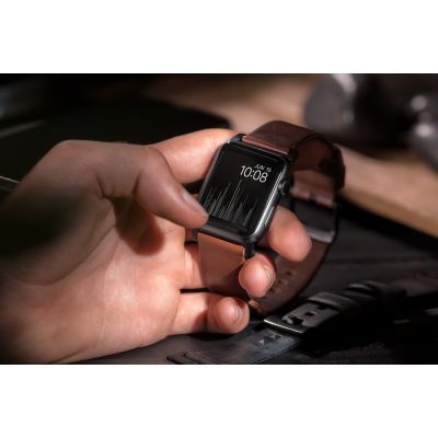 10. Nomad NM1A4RBM00 Smart Personal Accessory Band Brown Leather