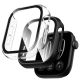 Tech-Protect Defense Black & Clear 2-Pack Case for Apple Watch 46 mm
