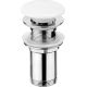 Ceramic washbasin or bidet plug with sleeve
