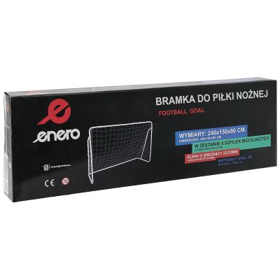 21. ENERO FOOTBALL GOAL WITH NET 240x150x90CM FI 25 and 22mm