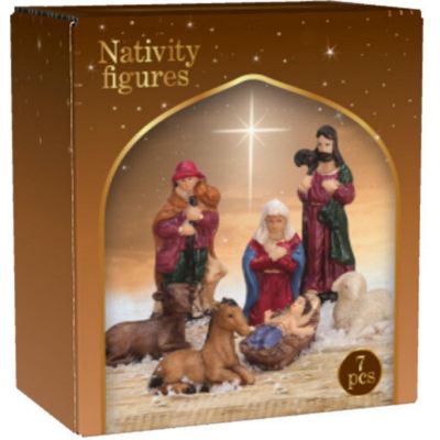 6. NATIVITY FIGURES 7 PCS 6.5 CM