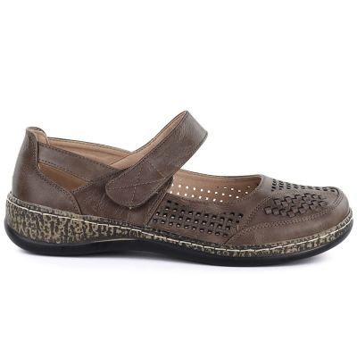 2. Women's openwork velcro shoes fango Unisoft 7026