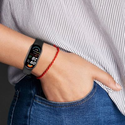 3. Tech-Protect IconBand Air Strap for Xiaomi Smart Band 8 / 9 / 10 / NFC - Black and Yellow