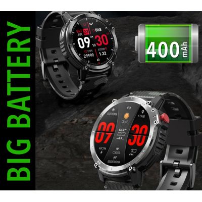 12. Men's Smartwatch RUBICON RNCF08 Black/Camo SMARUB232