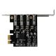 2. DELOCK PCI-E CARD -> USB 3.0 4-PORT 90304