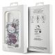 8. Hello Kitty IML Kitty On Bricks Graffiti case for iPhone 13 Pro / 13 - white