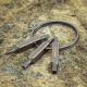 4. Rockbros VK-ARCO3 ROAD TO SKY Multitool 6-in-1 Keychain - Brown