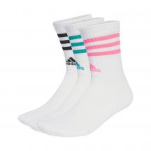 adidas 3-Stripes Cushioned Crew Socks 3pack JW2765