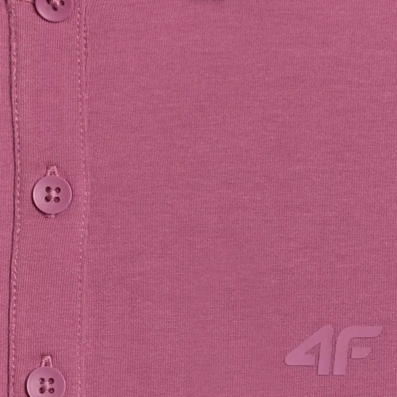 15. Women's polo shirt 4F F554 burgundy 4FWAW25TPTSF554 60S