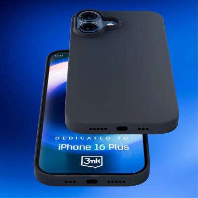 20. 3mk Hardy Silicone MagCase for iPhone 16 Plus - Gray