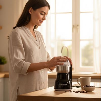 5. Esperanza Lungo EKC002K coffee grinder (160W; impact; black)