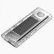 2. Orico TCM2-G20 M.2 NVME USB-C 3.2 20Gb/s Disk Drive - Silver/Transparent