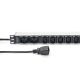 17. Digitus Power strip with aluminum profile, 10 sockets, 2 m power cord, IEC C20 plug