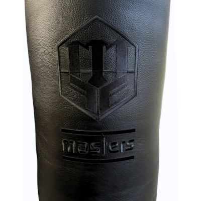 2. Leather punching bag 140 cm x 40 cm filled - WWS-14040-1H black